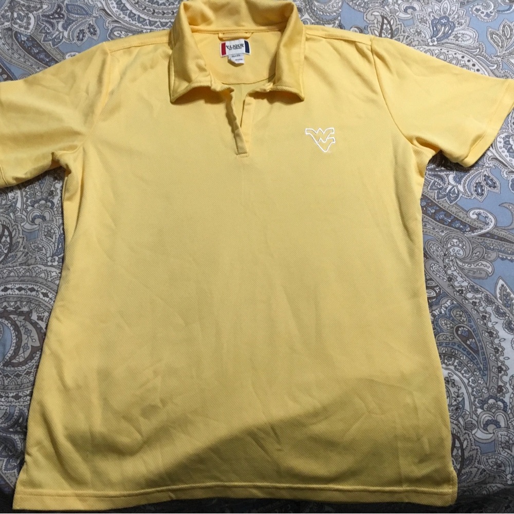 West Virginia Champion Ladies’  Bright Yellow Polo